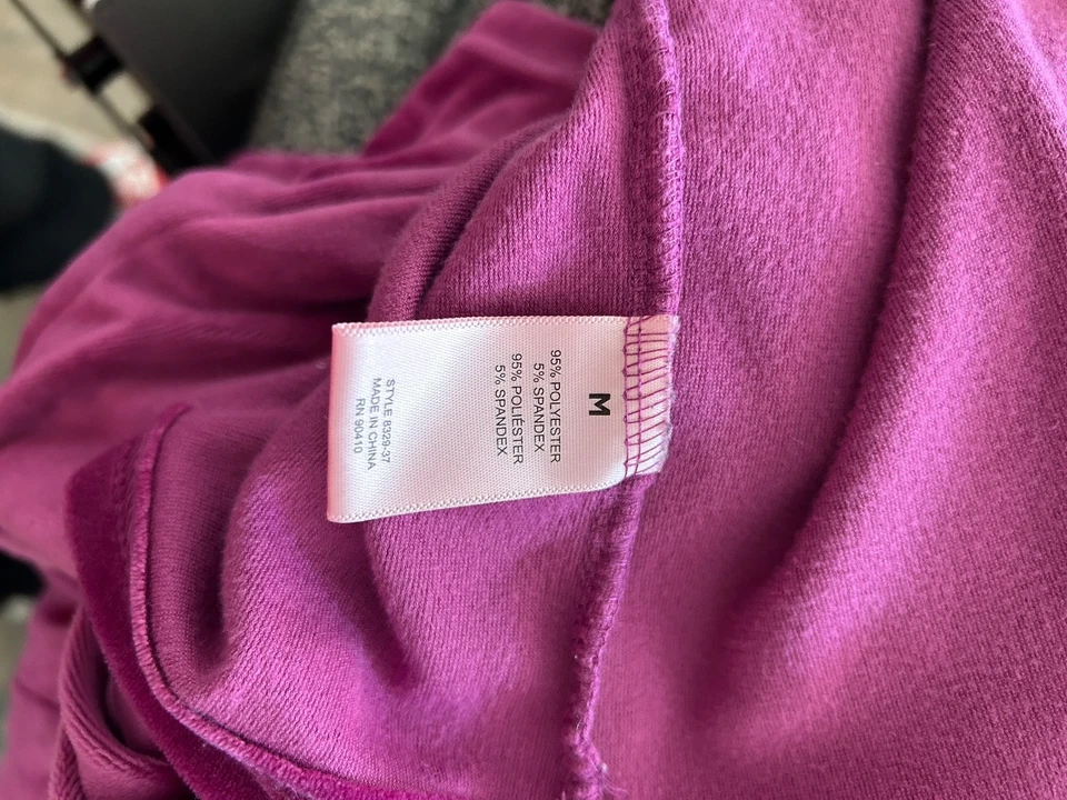Juicy Couture Y2K Womens Set Comfy Velour Tracksuit Top Pants M Purple - Image 3 of 4