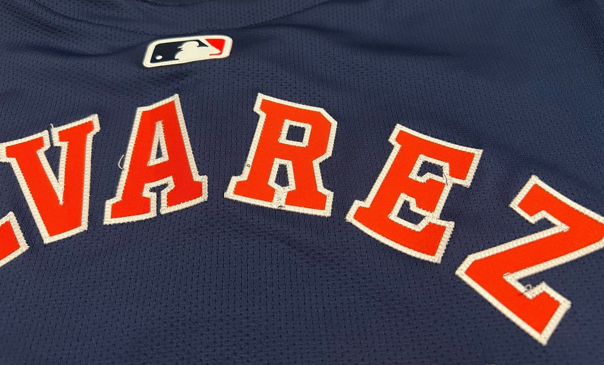Houston Astros Game Issued Jersey Yordan Alvarez #44 Blue