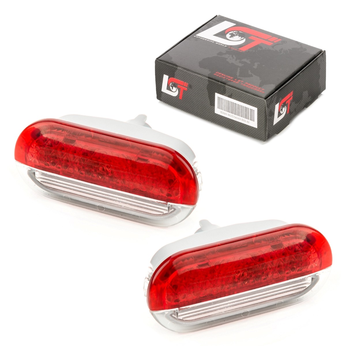 2X Door Security Light Front Rear 1J0947411E For VW GOLF IV 4 BORA