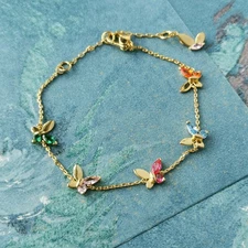 Kate Spade social butterfly bracelet multi color