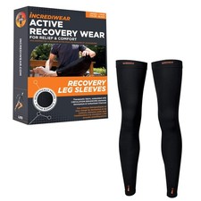 Incrediwear Leg Sleeve 2pk Full Length Long Leg Sleeve for Leg Pain Relief ...