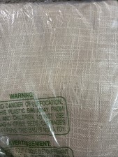 Curtains Linen 84 Beige Set of 2 Panels