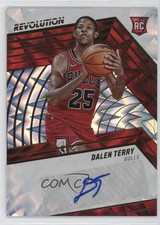 2022-23 Panini Revolution Rookie Fractal /100 Dalen Terry #RA-DLT Auto 14tz