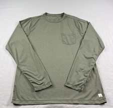 Vuori Shirt Mens Large Green Tradewind Pocket Tee Stretch Performance Athleisure