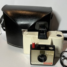 Vintage Polaroid Swinger Model 20 Instant Film Land Camera Untested W Case