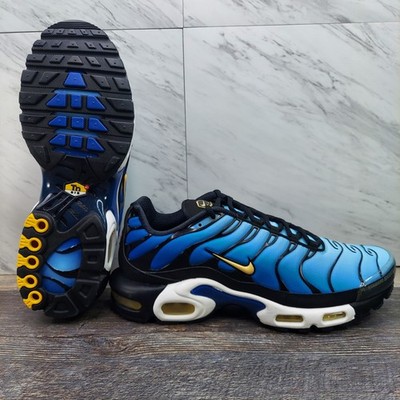Nike Air Max Plus OG TN Men's 9.5 Tuned Hyper Blue Sky Chamois Black DX0755-001