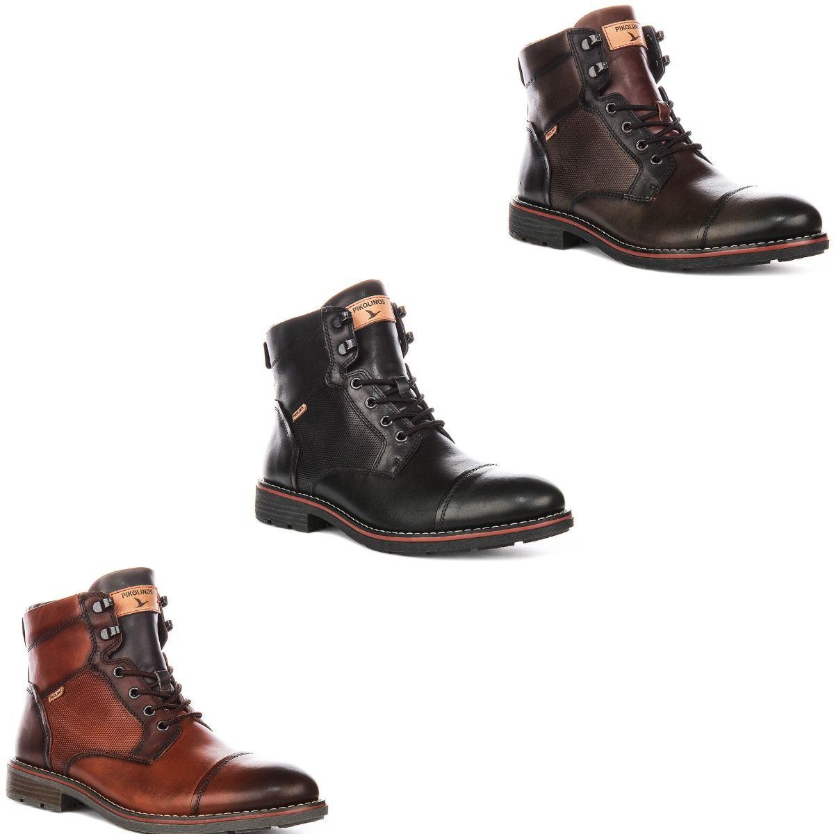 Pikolinos Spain Brown Leather Moc Toe Boots 13 Pikolinos San Sebastian W1T-8979C1 Women main image 4