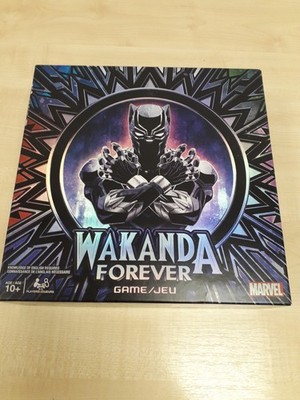 Marvel Wakanda Forever Black Panther Würfel rollendes Familienbrettspiel - sehr gut