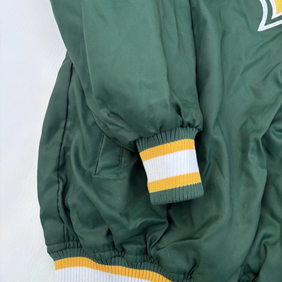 Chaqueta Green Bay Packers Para Hombres L Verde NFL Fútbol Pullover Pro Line Starter Foto 3 de 4