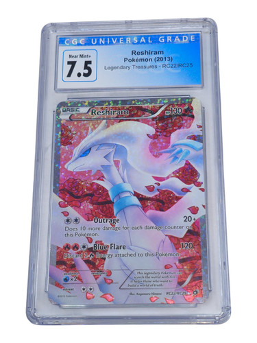 Reshiram graded CGC 7.5 for sale on eBay