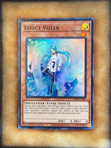 Yugioh Effect Veiler RA01-EN003 Super Rare 1st Ed NM