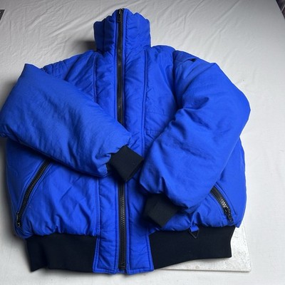 Pacific Trail 80s Ski Snowboard Blue Jacket Down Large Vintage Retro