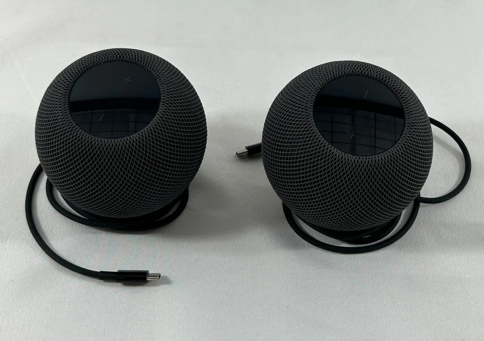 Lot Of 2 |Apple Homepod Mini A2374 - Black Factory Reset Ready To Use - image 1 of 4