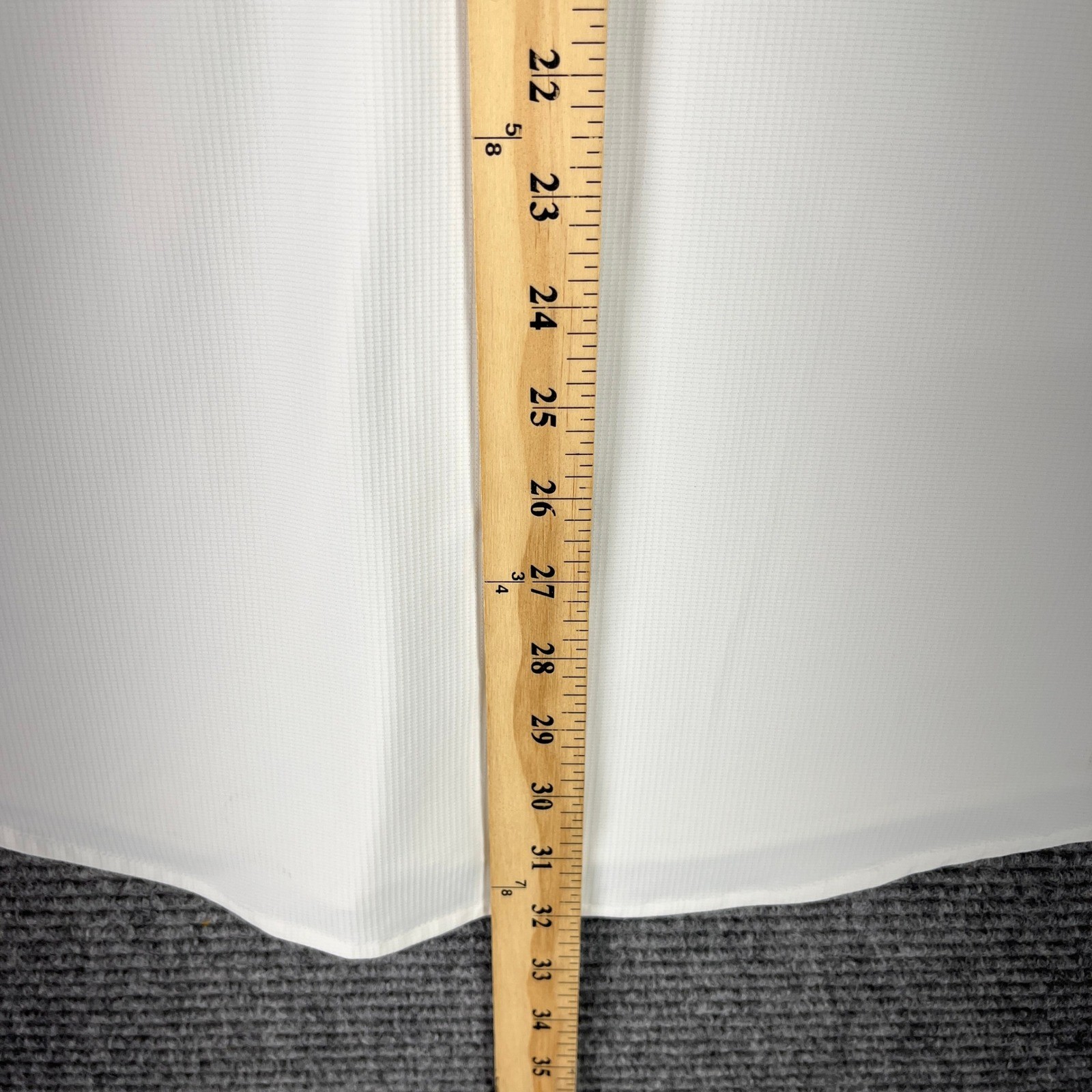 Unbranded White Performance Button Down Shirt Men… - image 6