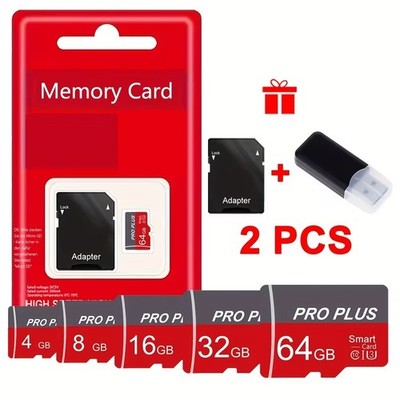 Micro SD Speicherkarte 4 GB, 8GB ,16 GB--Inklusive USB-Kartenleser und Adapter