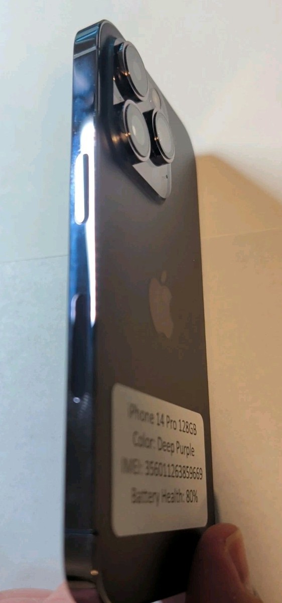 Apple iPhone 14 Pro - 128 GB - Deep Purple (Unlocked) - *Please
