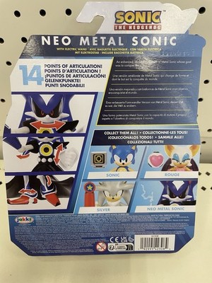 Brand New Jakks Pacific Sonic The Hedgehog Neo Metal Sonic 4 inch