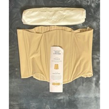 HoneyLove Waist Cincher Sculptwear Corset Size 1X Beige Zipper and Hook Closure