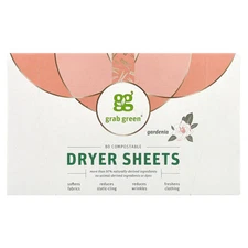 Dryer Sheets, Gardenia, 80 Compostable Sheets