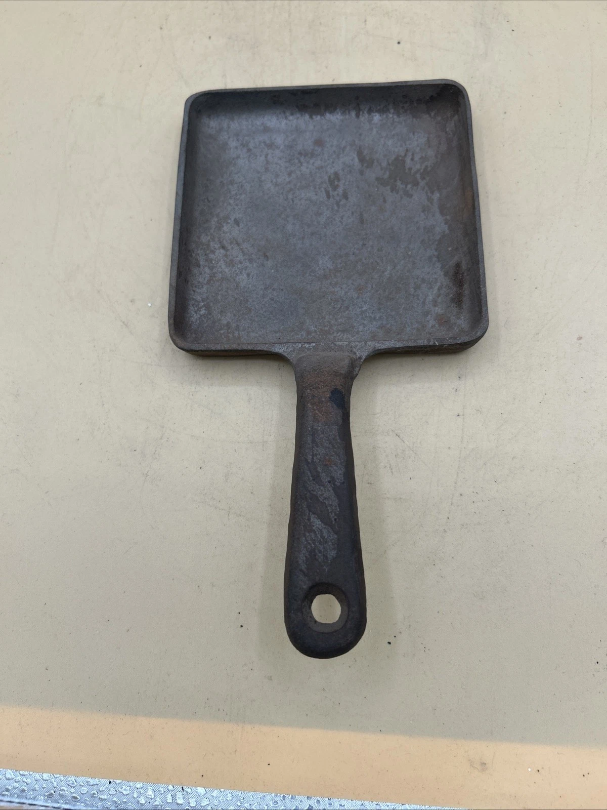 Vintage Cast Iron BSR Small Fry Square Skillet 5x5 Made In USA