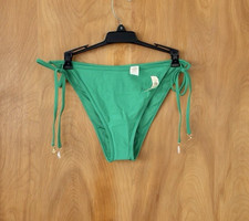 American Eagle Aerie Women's Cheeky Side Tie Bikini Bottoms Toucan Green XL NWT
