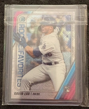 2020 Topps and Bowman's Chrome - Gavin Lux Rookie Card. rookie card picture