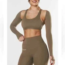 Secondleft SHRUG NANDEX™ Brown Althletic Arm Warmer Shrug Nandex Women’s M