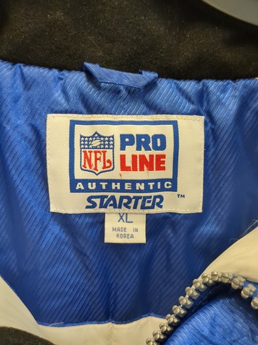 Detroit Lions NFL Starter Jacket Vintage. Proline Authentic Size XL Hidden Hood - Picture 3 of 10