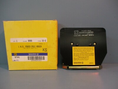 Square D 1 N.O. Power Pole Adder Class 9999 Type SB-6 NEW