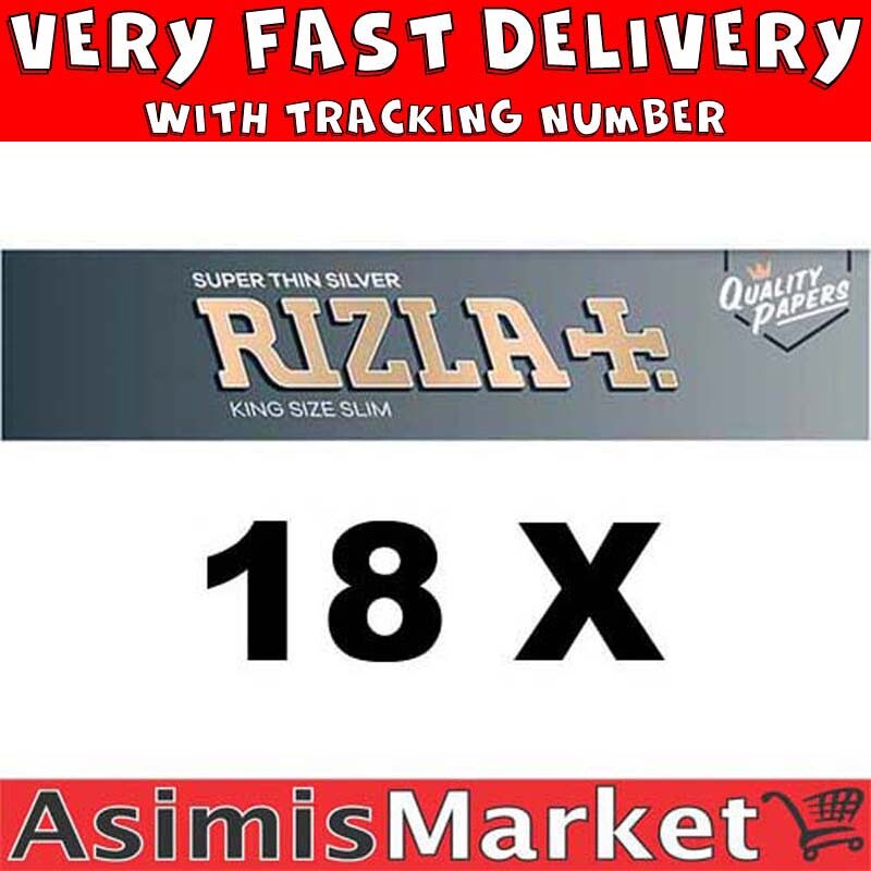 50 Bücher Packung Cartine Rizla Silver Argento Lunghe King Size Confezione Da 50 King C Gillette Rasierklingen