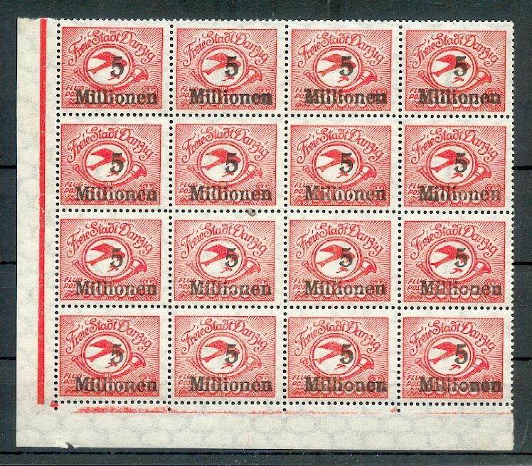Danzig 180FI ABART** MNH POSTFRISCH 170EUR (35903