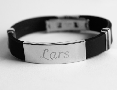 Bracciale Uomo Con Nome - Tono Argento - Gioielli di Natale Regali Per Lui - Foto 91 di 157