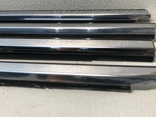 01-06 LEXUS LS430 FRONT REAR LEFT RIGHT DOOR CHROME TRIM MOLDING SET OEM - Foto 3 di 5