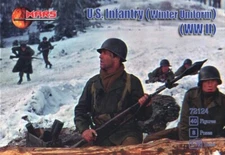 MARS  1:72 SET 72124 WWII U.S. INFANTRY IN WINTER UNIFORM