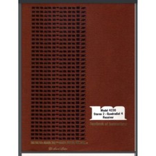 Marantz 4230 Stereo 2 Quadradial 4 Receiver Owner manual 30 pages comb bound