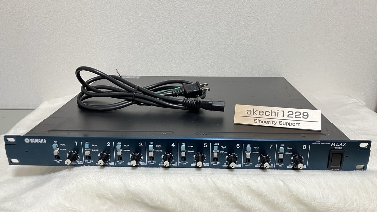 YAMAHA MLA8 8ch Microphone Preamplifier Pro Audio Equipment