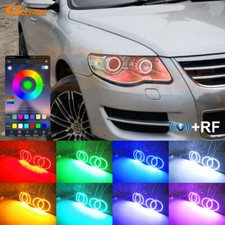For Volkswagen Vw Touareg 7l 2003 - 2010 Multi Color Rgb Led Angel Eyes Kit