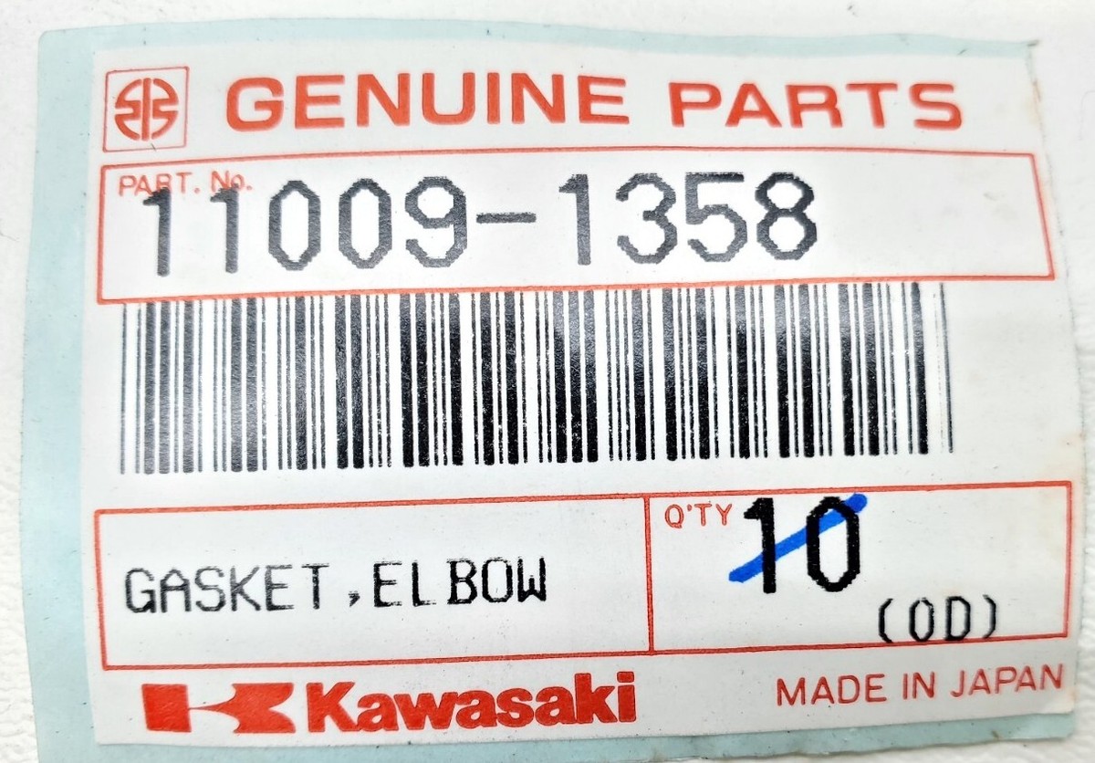 Kawasaki NOS NEW 11009-1358 Elbow Gasket ZX ZX750 GPz | eBay