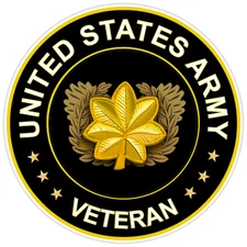 United States Army Veteran Bumper Sticker Military Vinyl Soldier Decal 5"