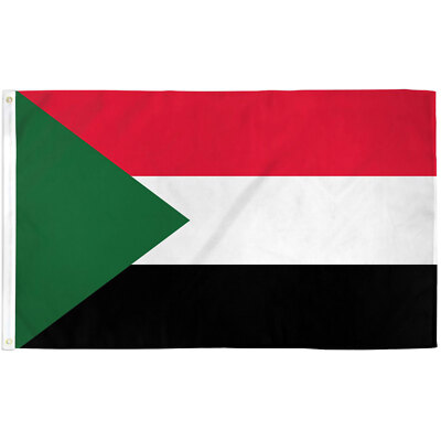 SUDAN COUNTRY 3'X 5' POLY FLAG