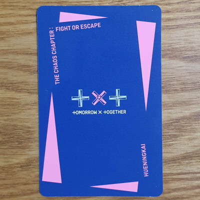 Hueningkai Official Photocard TXT The Chaos Chapter:Fight Or