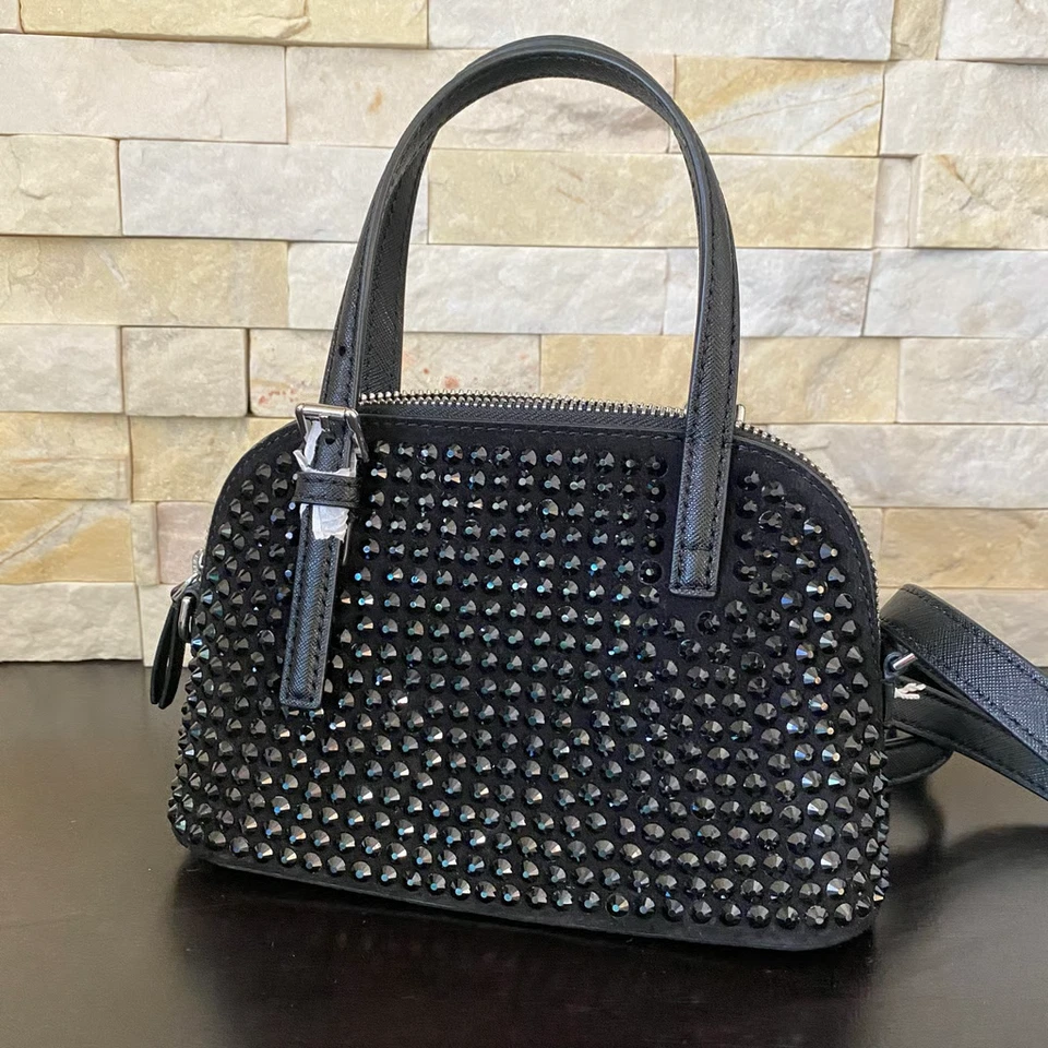 BOLSO DOMO TORY BURCH EMERSON NUEVO CON ETIQUETAS EN NEGRO 153317 Foto 3 de 4
