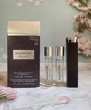 KENNETH COLE MANKIND EDT 3 pc SET 0.5oz Spray  2 Refills NIB