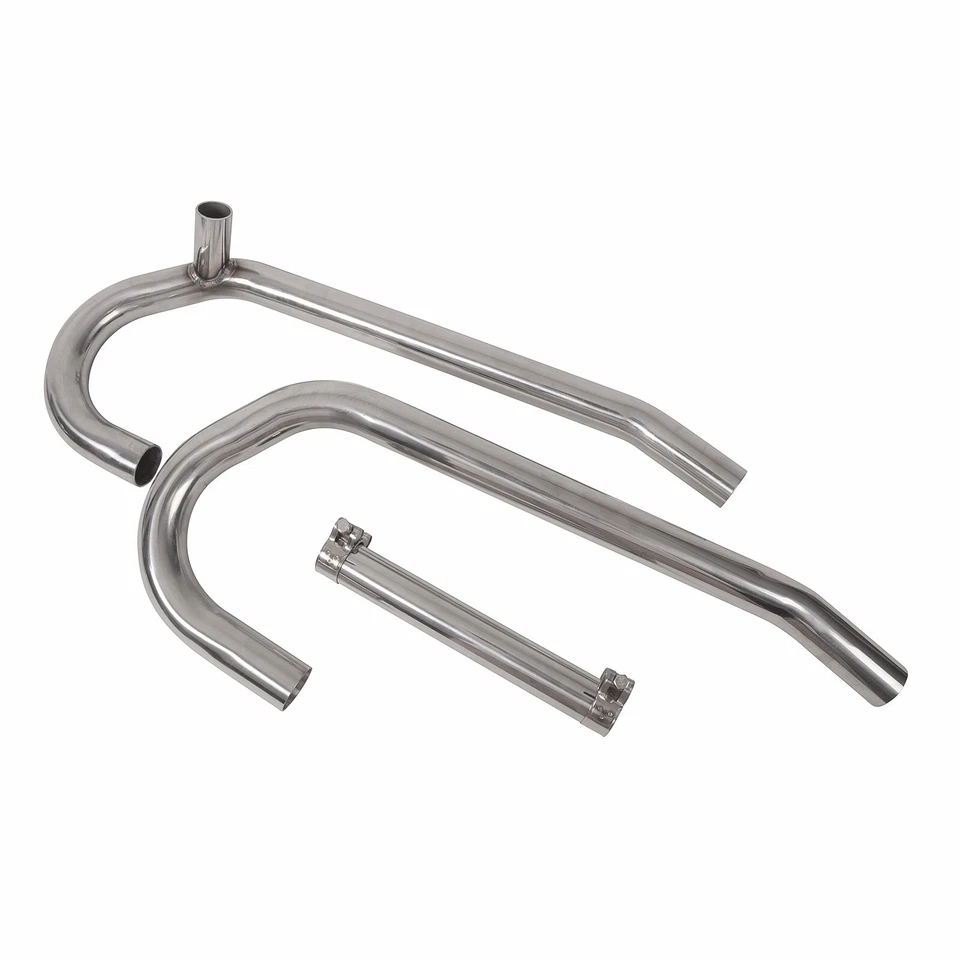Cabezal de tubos de escape delanteros acero inoxidable 38 mm para motor BMW R75 R80 R90 R100 Foto 3 de 4