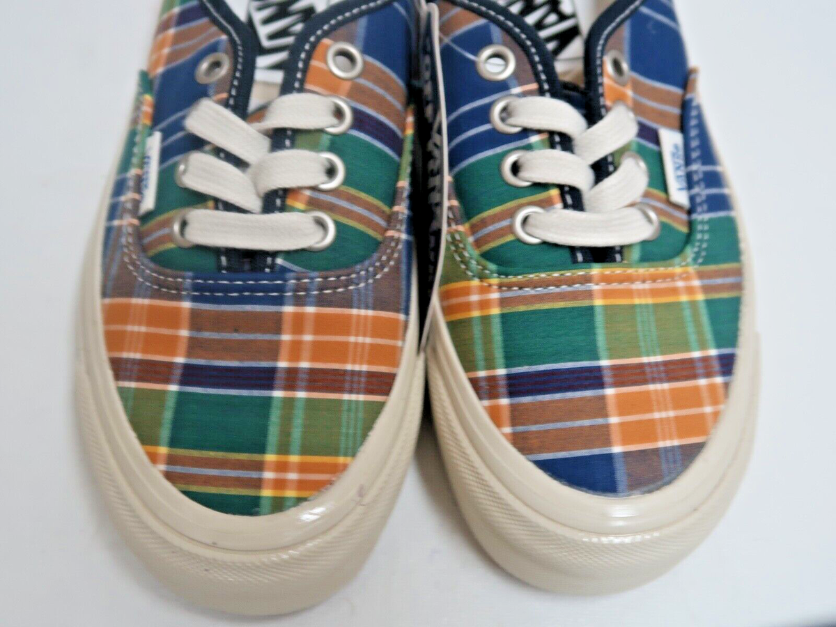 Vans Authentic Anaheim Factory 44 DX OG Black/Blue Plaid M