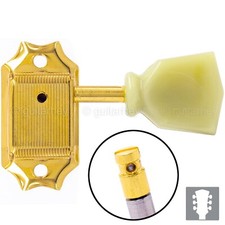 NEW Gotoh SD90-SL MG MAGNUM LOCKING Tuners L3 R3 Set KEYSTONE 3x3 - GOLD