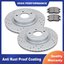 Front Drill Brake Rotors Brake Pads for 2013-2017 Nissan Altima Discs Brakes Kit