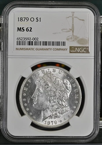 1879 O New Orleans Morgan Silver Dollar NGC MS 62
