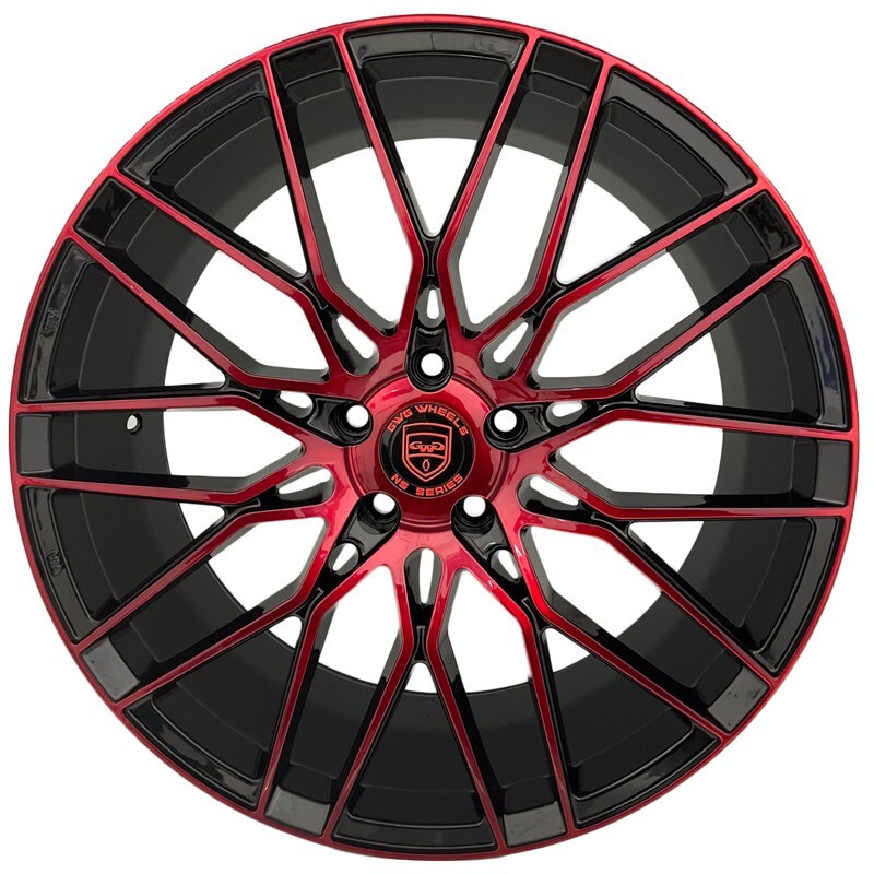 B#7719 Niko L32 レッド NS1 19 inch Black Red Rims fits NISSAN 350Z | eBay