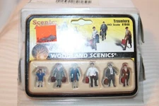 HO Scale Woodland Scenics, Travelers Figurine Set #A1840 BNOS